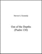 Out of the Depths SATB choral sheet music cover